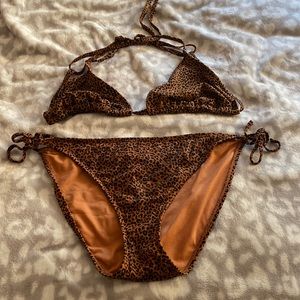 Xhilaration Leopard Print Bikini